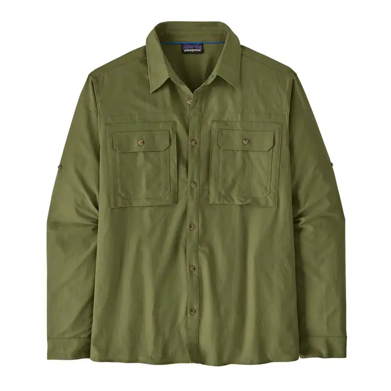 Camicia Trekking Self Guided Caper Verde Uomo S