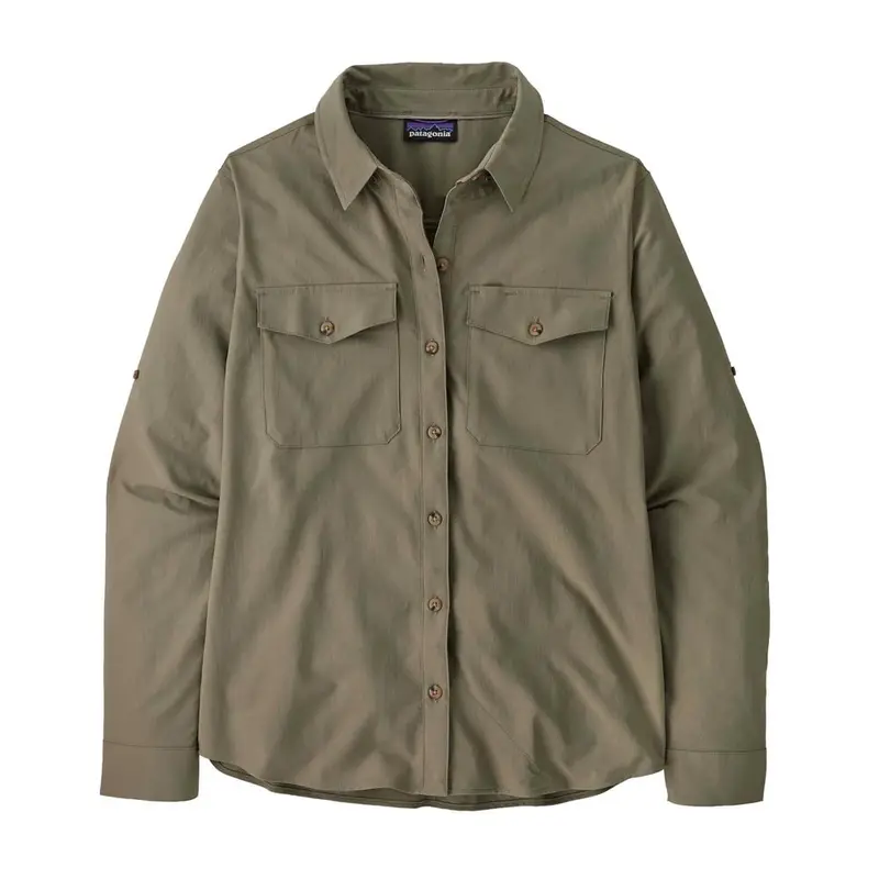 Camicia Trekking Self Guided River Rock Verde Donna M