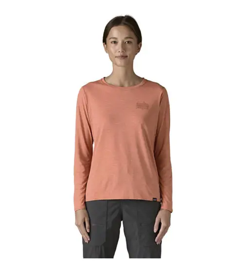 Capilene Cool Daily Graphic - maglia a maniche lunghe - donna Light Red
