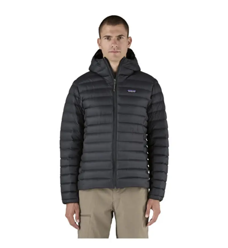 Down Sweater Hoody M - giacca piumino - uomo Black