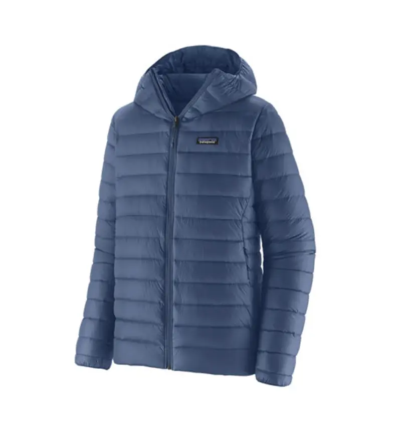Down Sweater Hoody M - giacca piumino - uomo Blue