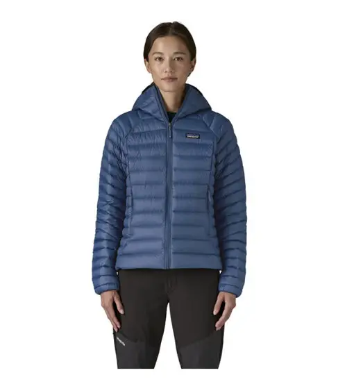 Down Sweater Hoody W - giacca in piuma - donna Blue