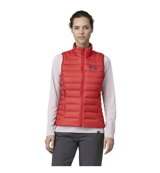 Down Sweater W - gilet in piuma - donna Red