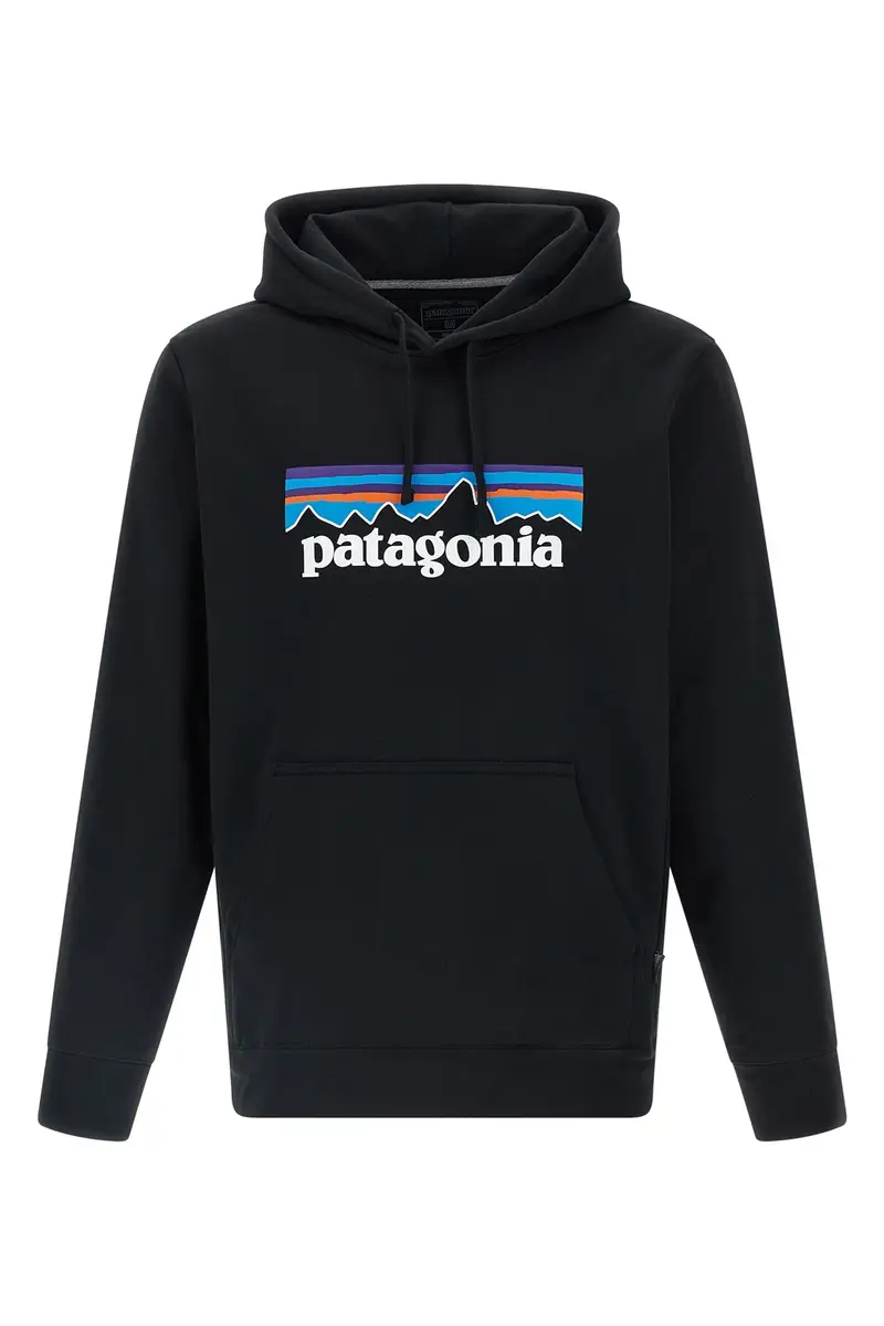 Felpa Con Cappuccio P-6 Logo Uprisal Nero