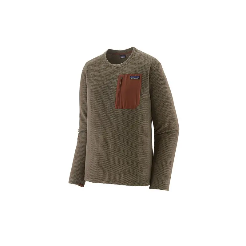 Felpa In Pile R1 Air Crew Marlow Brown Uomo XL