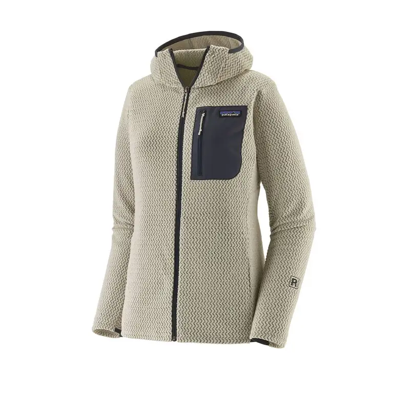 Felpa In Pile R1 Air Full-Zip Wool Bianco Donna XS