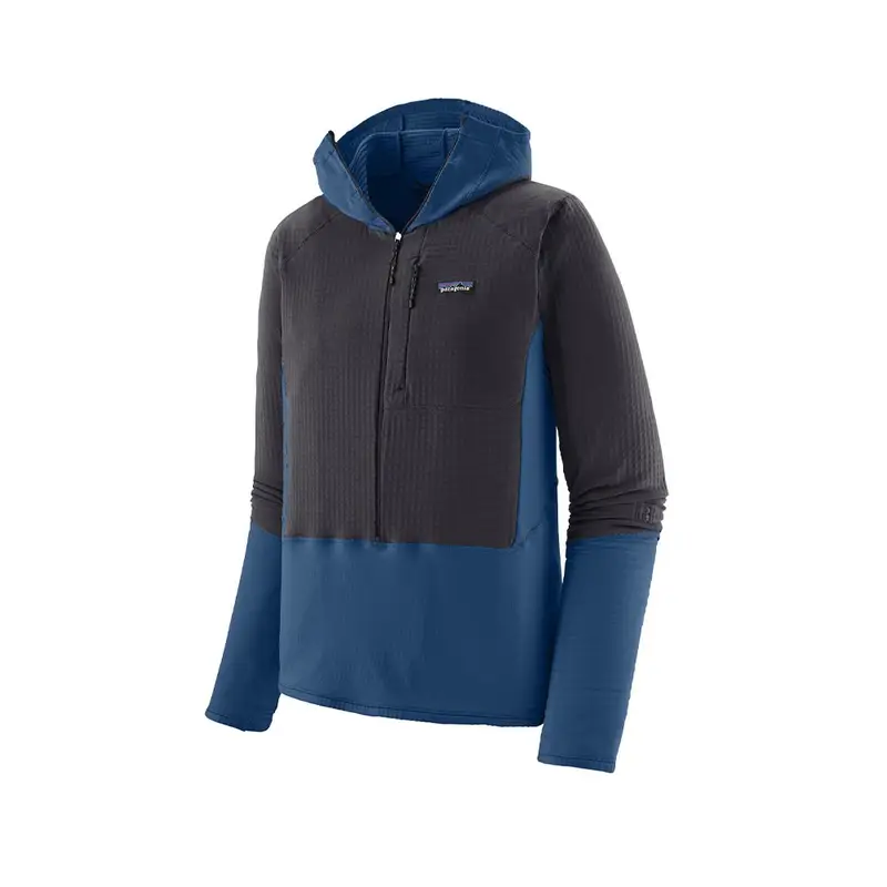 Felpa In Pile R1 Pullover Hoody Clement Blue Uomo M