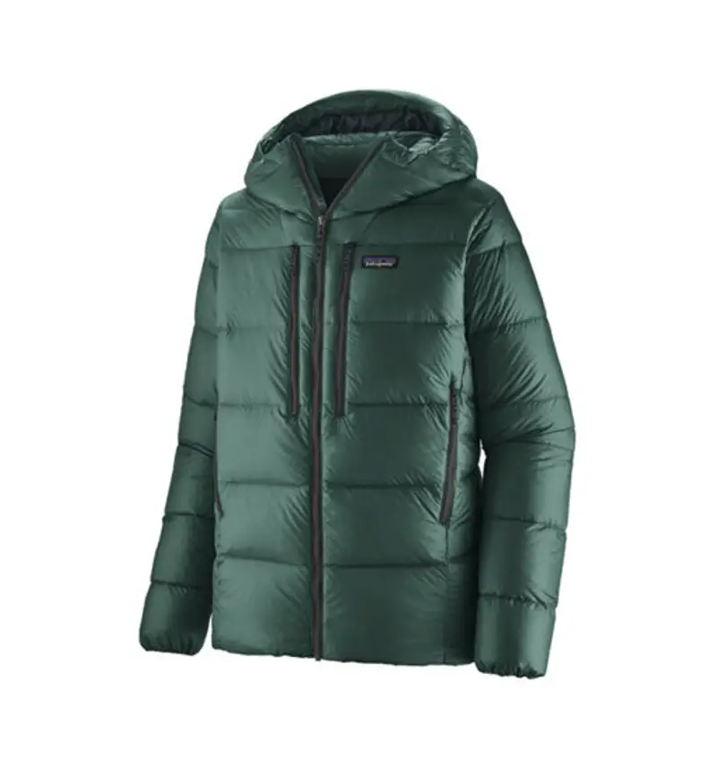 Fitz Roy Down Hoody - giacca piumino - uomo Green