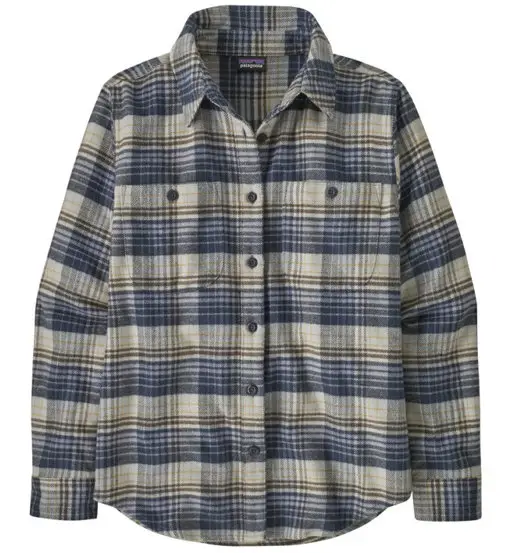 Fjord Flannel W - camicia a maniche lunghe - donna Green