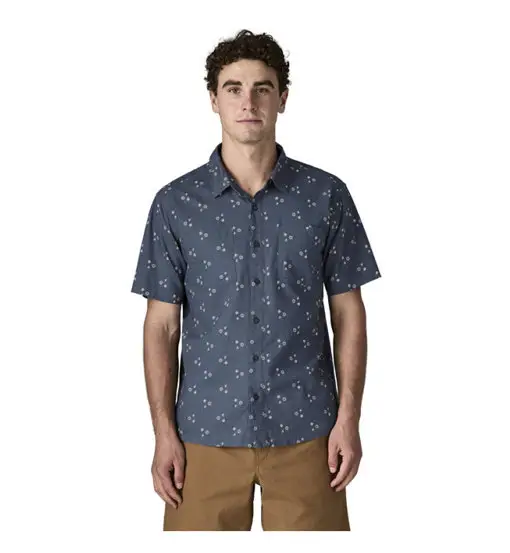 Ms Back Step - camicia a maniche corte - uomo Blue