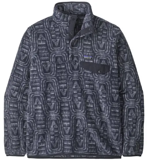 Ms LW Synch Snap-T P/O - felpa in pile - uomo Blue