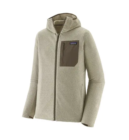 Ms R1 Air Full-Zip Hoody - felpa in pile - uomo White