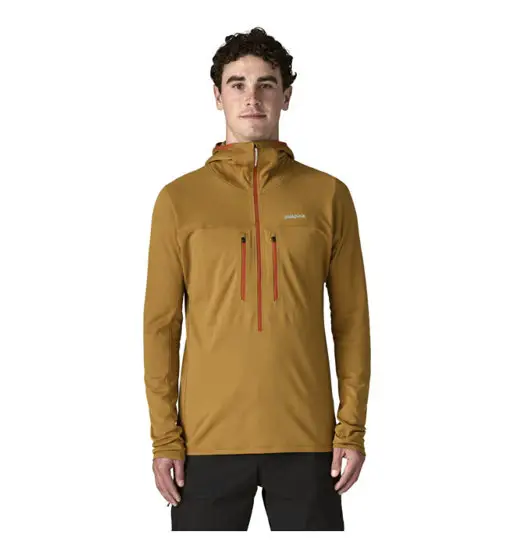 Ms R1 Ultralight Hoody - felpa in pile - uomo Dark Yellow