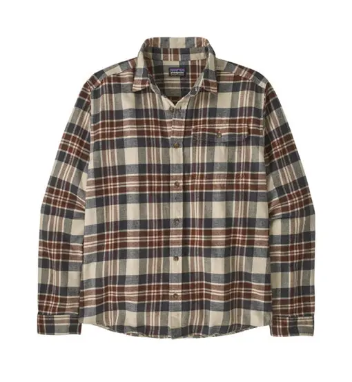 Ms S LW Fjord Flannel - camicia maniche lunghe - uomo White