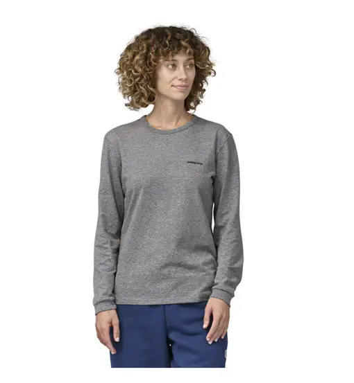 P-6 Logo Responsibili - maglia a maniche lunghe - donna Grey
