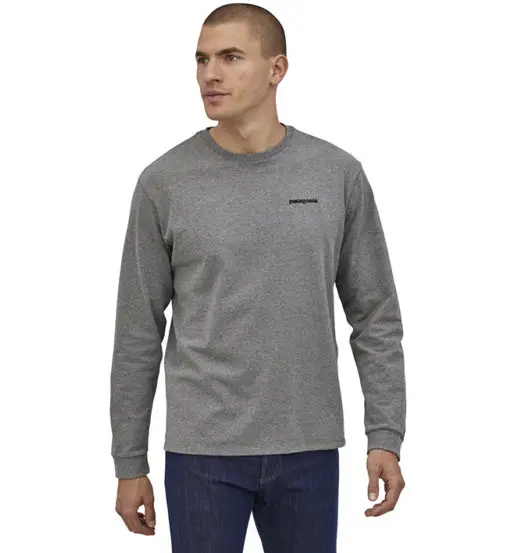 P-6 Logo Responsibili-Tee® - maglia a maniche lunghe - uomo Grey