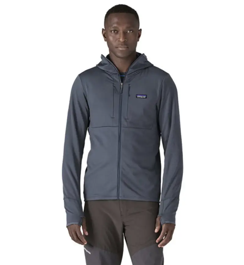 R1® Thermal M - felpa in pile con cappuccio - uomo Blue