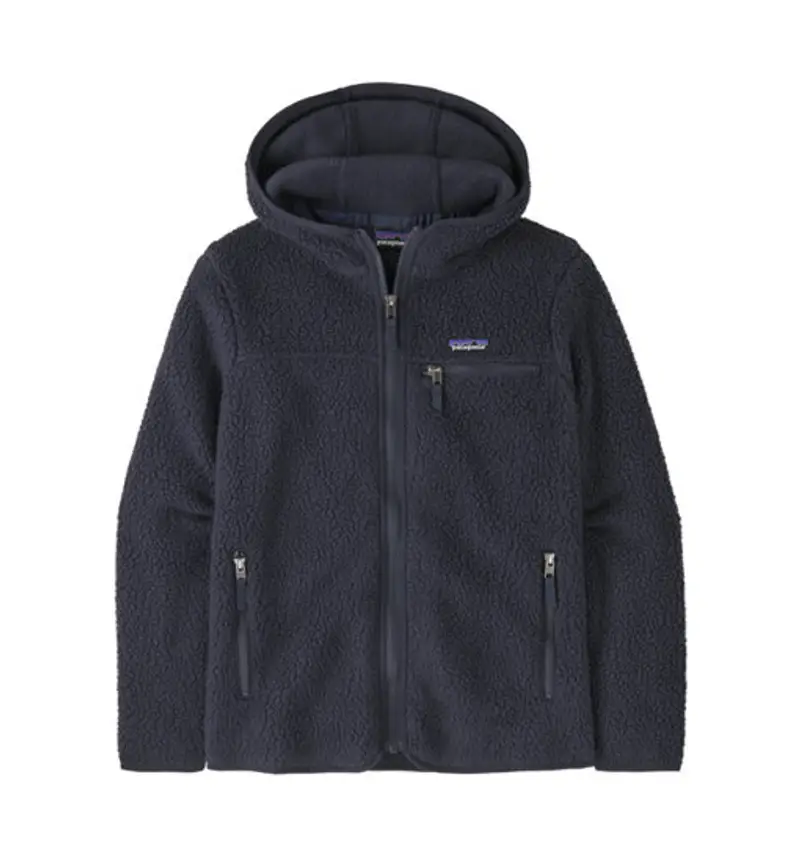 Retro Pile Hoody - giacca in pile con cappuccio - donna Dark Blue