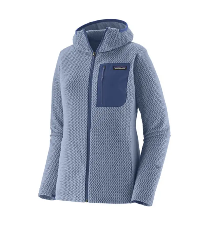 Ws R1 Air Full-Zip Hoody - felpa in pile - donna Blue