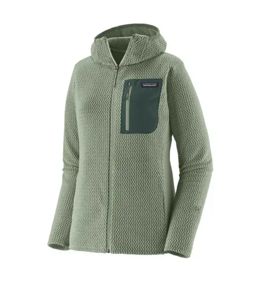 Ws R1 Air Full-Zip Hoody - felpa in pile - donna Green