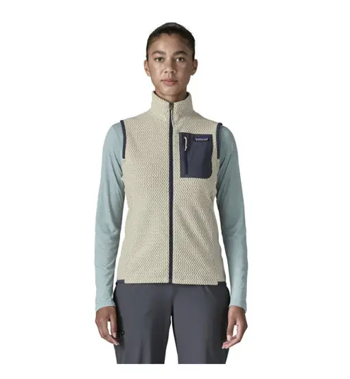 Ws R1 Air - gilet in pile - donna Dark White