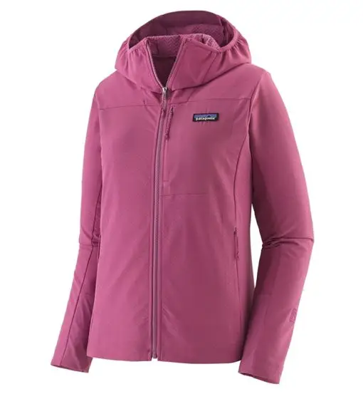 Ws R1 CrossStrata Hoody - felpa in pile - donna Dark Pink