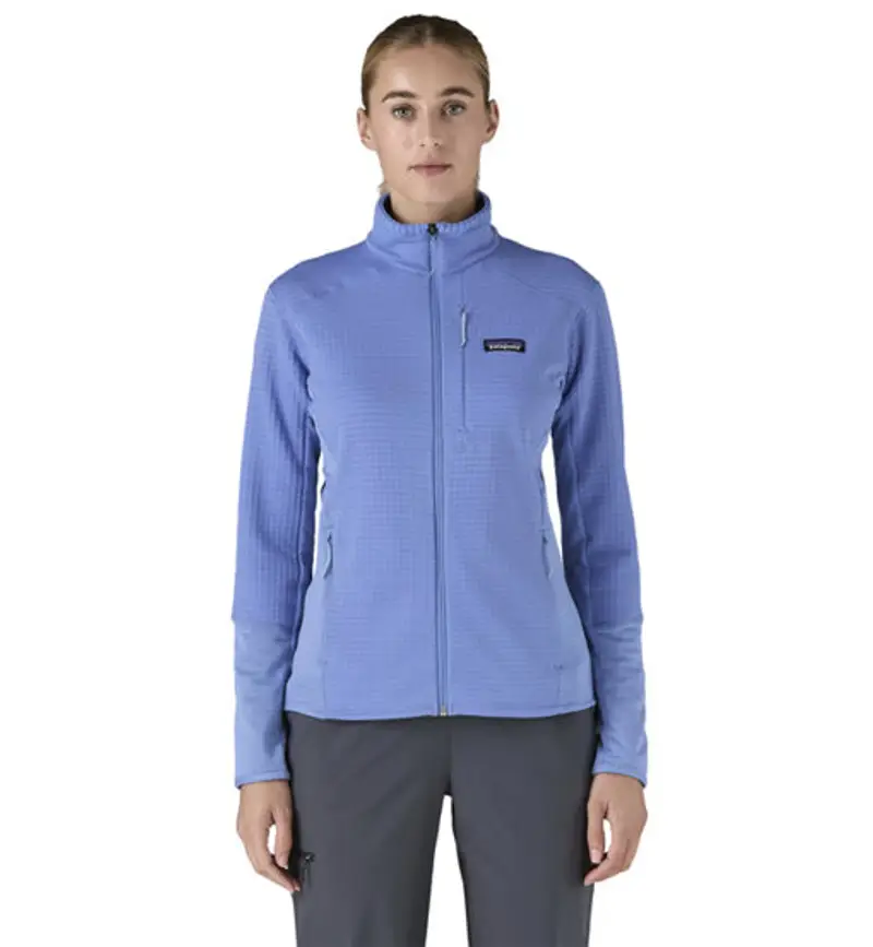 Ws R1 - felpa in pile - donna Blue