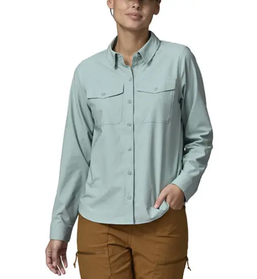 Ws Self Guided Sun - camicia a maniche lunghe - donna Blue