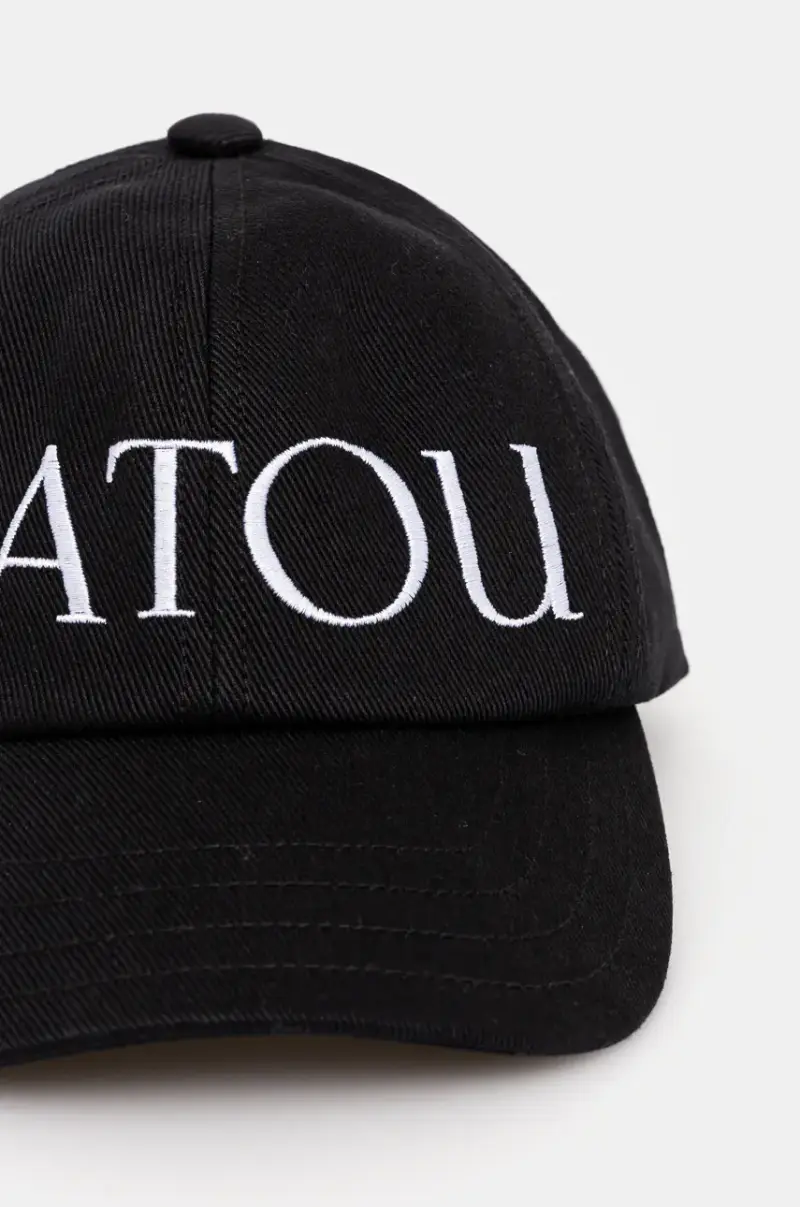 berretto da baseball in cotone colore nero con applicazione AC0400132 miniatura 2