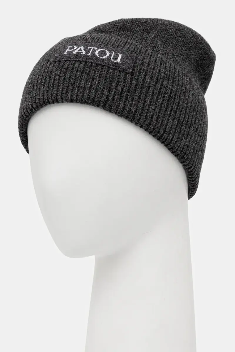 berretto in lana colore grigio AC1058064 miniatura 3