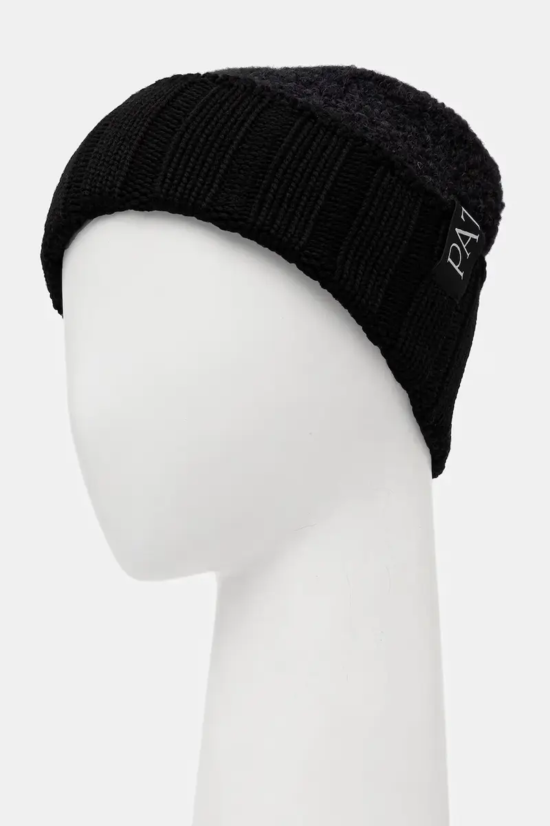 cappello in lana colore nero AC1068077 miniatura 3