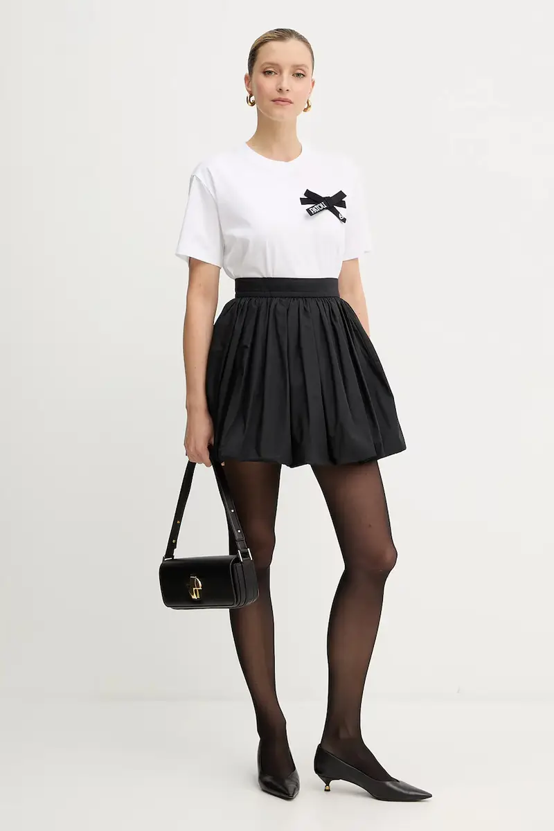 gonna in cotone colore nero SK0980017 miniatura 2