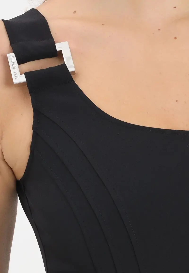 Abito midi ESSENTIAL nero da donna miniatura 3