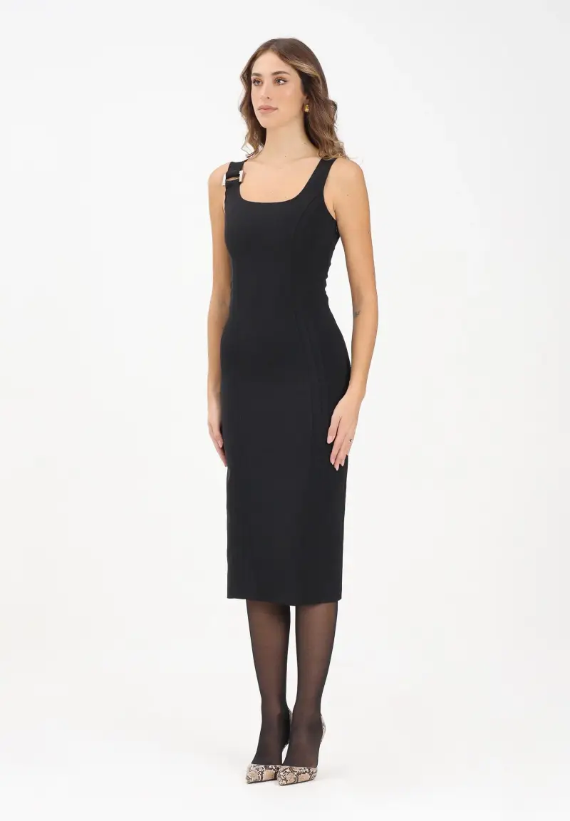 Abito midi ESSENTIAL nero da donna