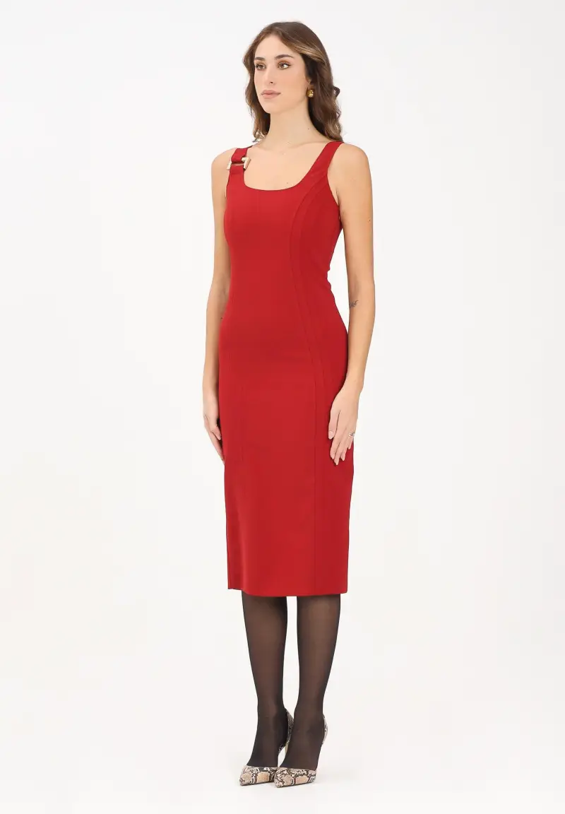Abito midi ESSENTIAL rosso da donna