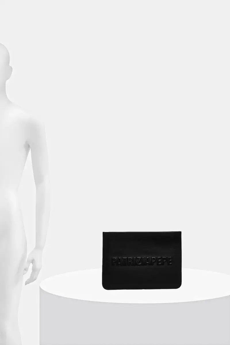 astuccio per trucchi in pelle colore nero 2Q0009 L113 miniatura 5