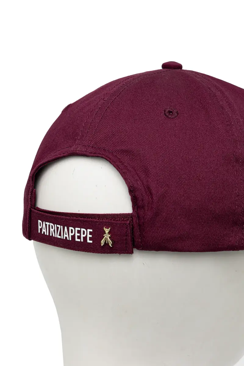 berretto da baseball in cotone colore granata 8F0079 AB01 miniatura 3