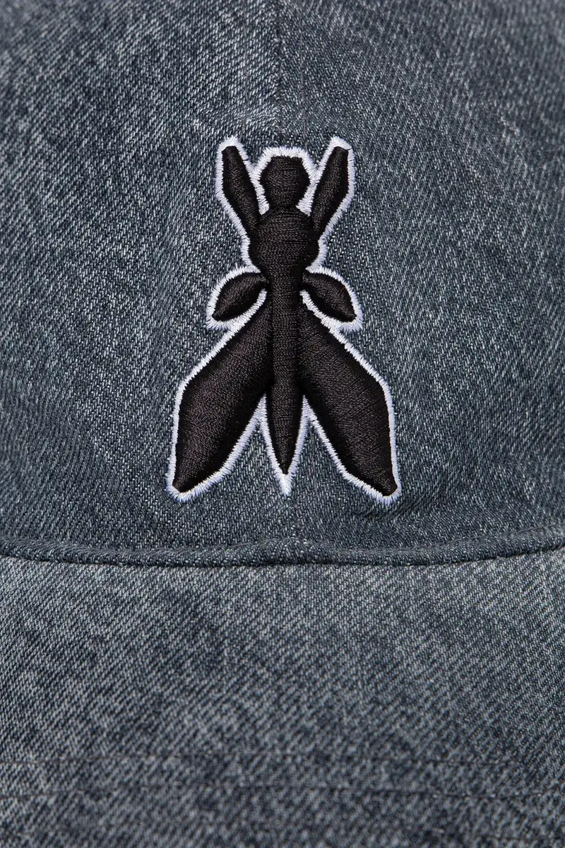 berretto da baseball in cotone colore grigio con applicazione 8F1650 D1WZN miniatura 2