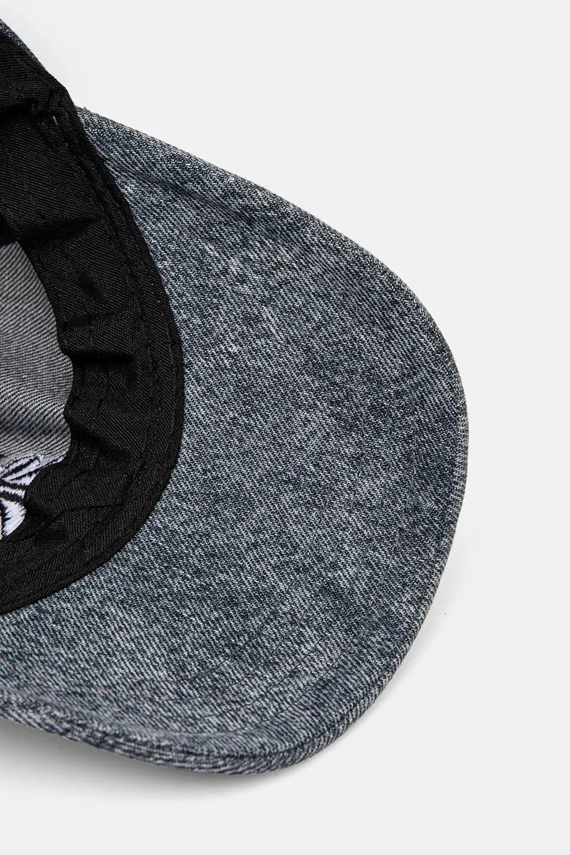 berretto da baseball in cotone colore grigio con applicazione 8F1650 D1WZN miniatura 4