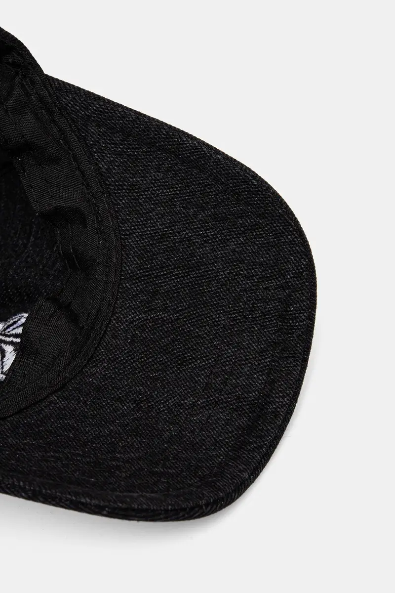 berretto da baseball in cotone colore nero con applicazione 8F1650 D1WZN miniatura 4