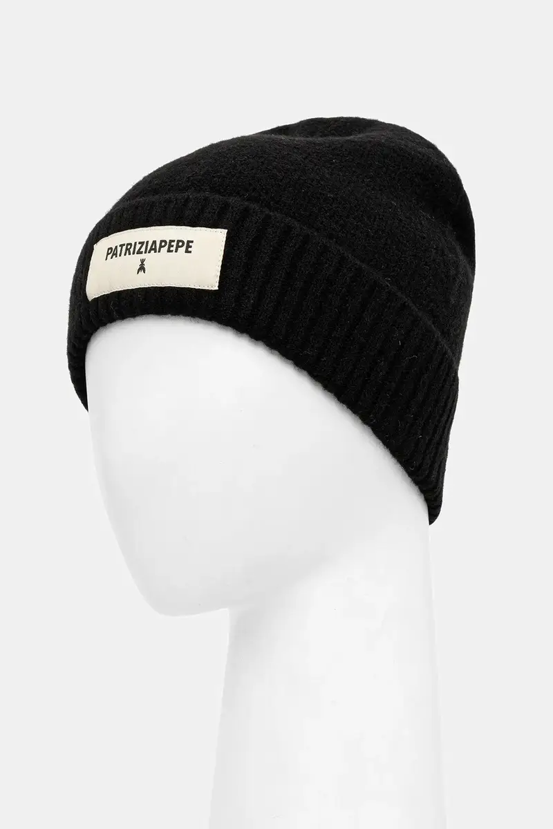 berretto in misto lana colore nero 8F0082 K287 miniatura 2
