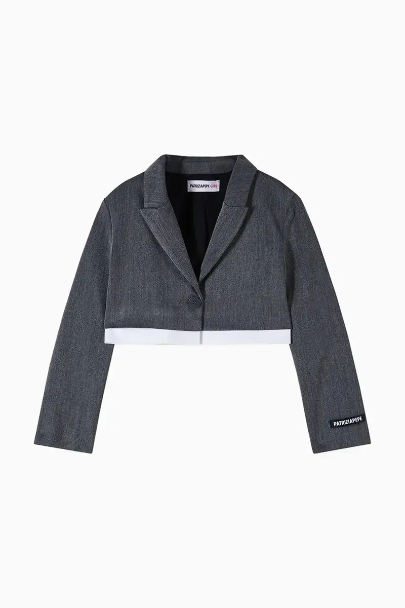 PATRIZIA PEPE Blazer Grigio 3770295 miniatura 2