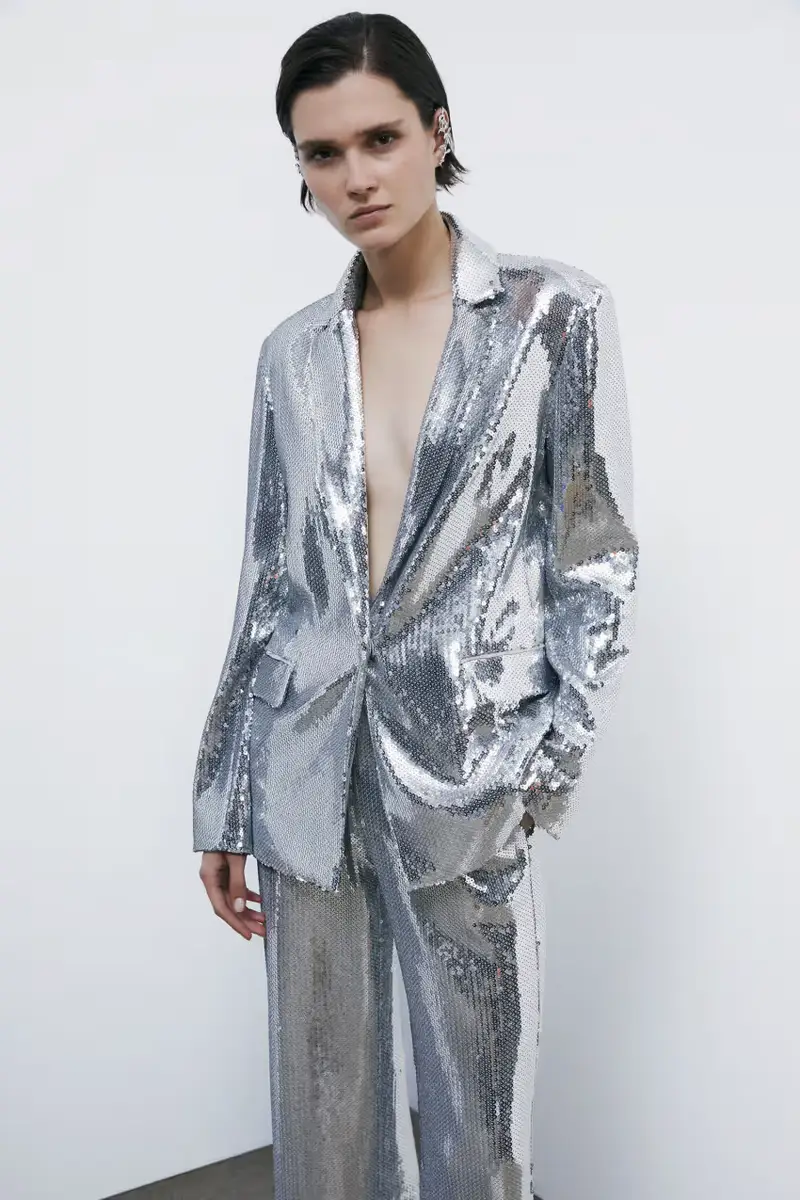 Blazer full paillettes