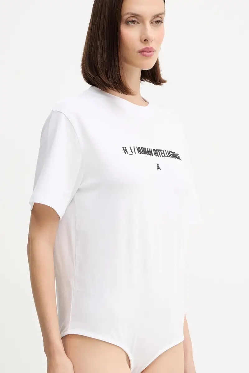 PATRIZIA PEPE Body Donna Bianco 3840703 miniatura 4