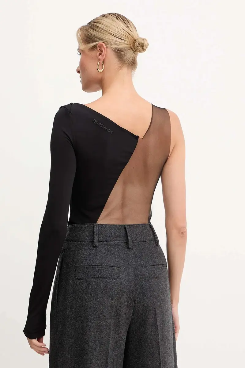 PATRIZIA PEPE Body Donna Nero 3846668 miniatura 3