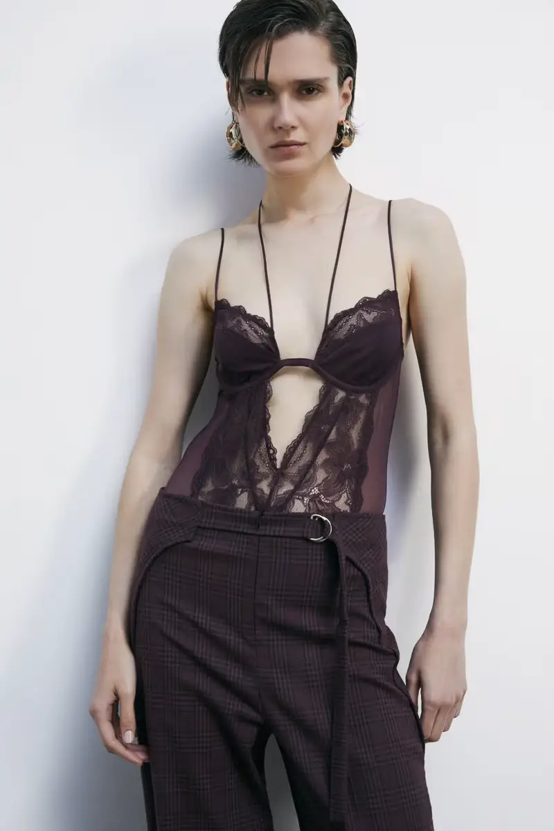 PATRIZIA PEPE Body in pizzo