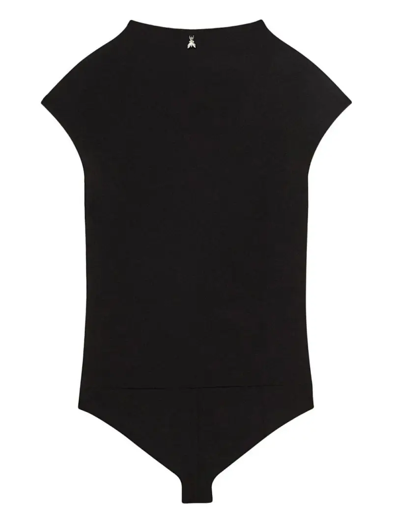 Body nero con occhielli in metallo miniatura 3