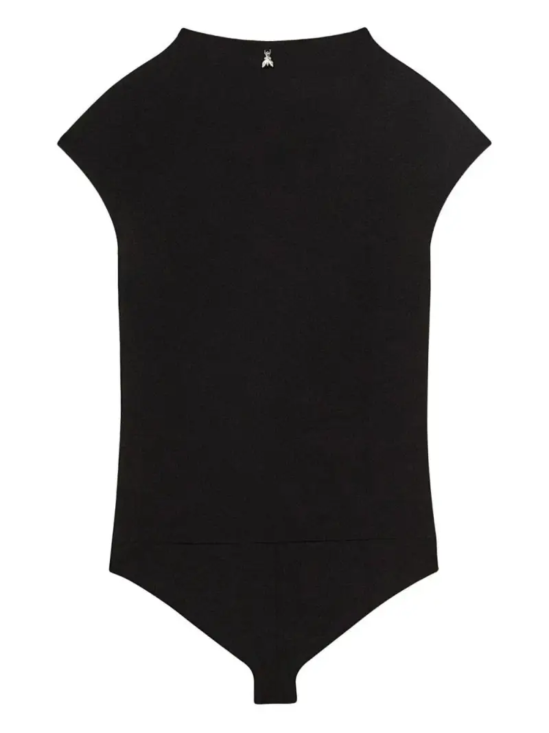 Body nero con occhielli in metallo miniatura 3