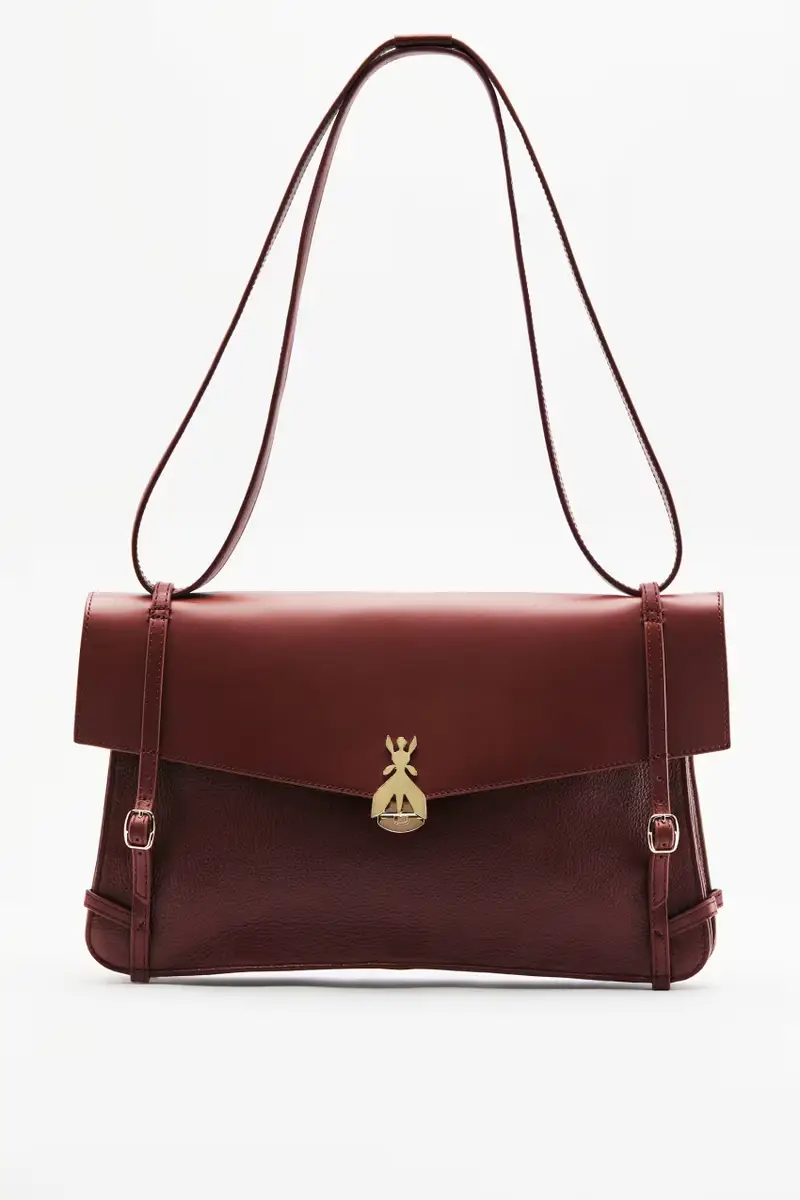 Borsa a spalla Fly Bamby Jour in pelle Marrone