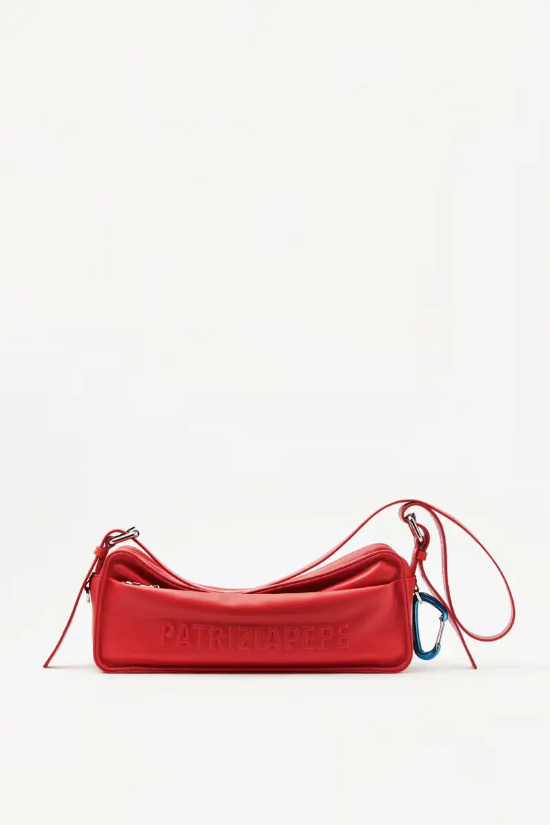 Borsa crossbody (IM)PERFECTION media in pelle Rosso